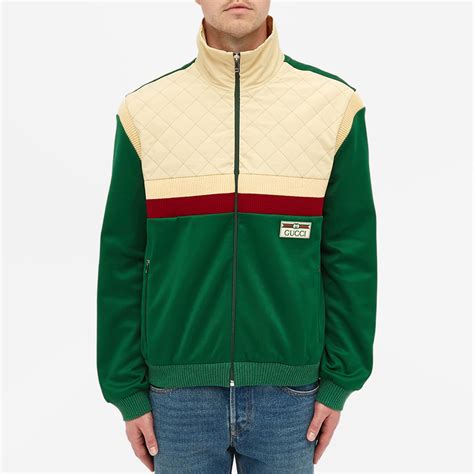 Gucci Technical Jersey GG Track Jacket Beige 